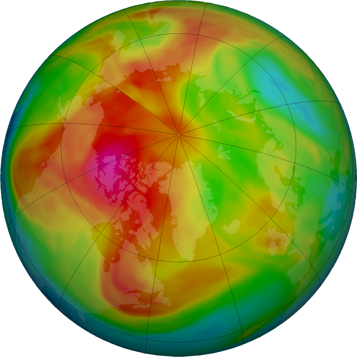 Arctic ozone map for 04 March 2017